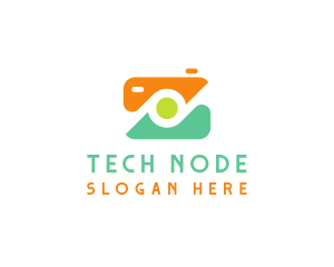 Abstract Photographer Camera logo design