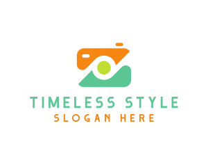 Abstract Photographer Camera logo design