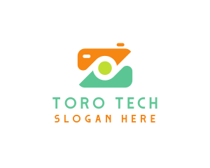 Abstract Photographer Camera logo design