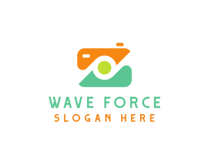 Abstract Photographer Camera logo design