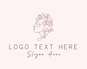 Beauty - Beauty Floral Lady logo design