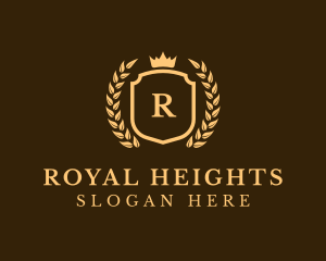 Royal Gold Shield logo design