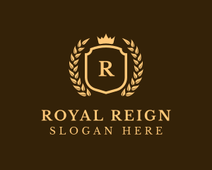 Royal Gold Shield logo design