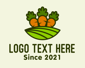 Sustainable - Carrot Vegetable Farm logo design