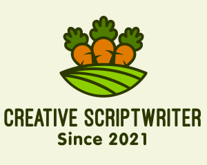 Carrot Vegetable Farm logo design