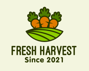 Veggie - Carrot Vegetable Farm logo design