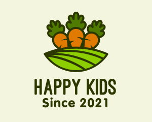 Carrot Vegetable Farm logo design