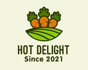 Carrot Vegetable Farm logo design