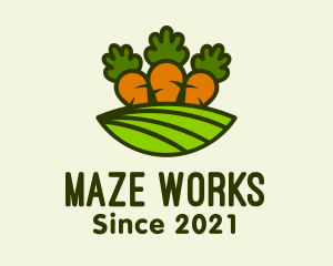 Carrot Vegetable Farm logo design