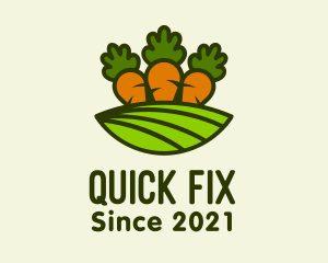 Carrot Vegetable Farm logo design