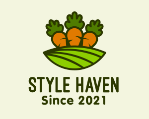 Carrot Vegetable Farm logo design