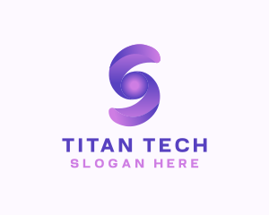 Cyber Tech Letter S logo design