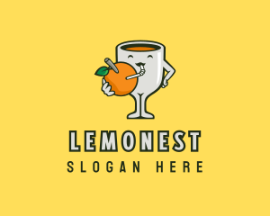 Lemonade - Orange Juice Drink logo design