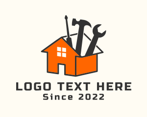 Renovation - House Repair Toolbox logo design