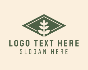 Environmental Garden Leaf  Logo
