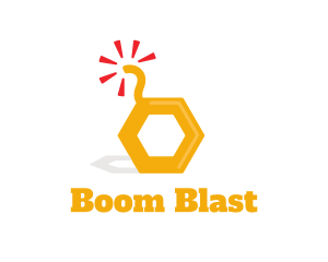 Explosive - Honey Bomb Explosive logo design