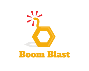 Honey Bomb Explosive logo design