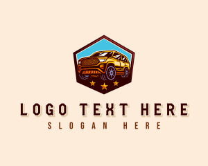 Sports Utility Vehicle - SUV Auto Transportation logo design