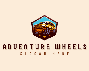 SUV Auto Transportation logo design