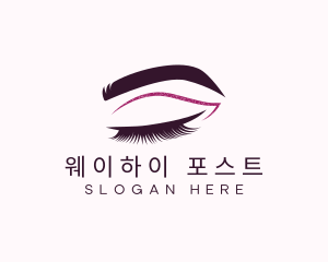 Beauty Lashes Makeup Artist logo design