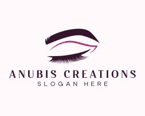 Beauty Lashes Makeup Artist logo design