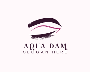 Beauty Lashes Makeup Artist logo design