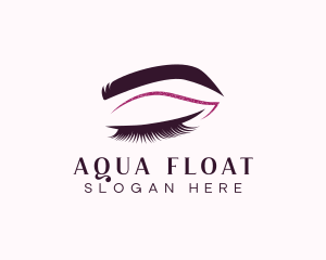 Beauty Lashes Makeup Artist logo design