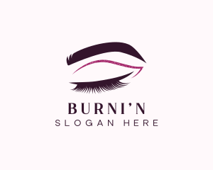 Beauty Lashes Makeup Artist logo design