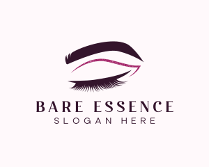 Beauty Lashes Makeup Artist logo design