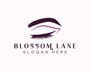 Beauty Lashes Makeup Artist logo design