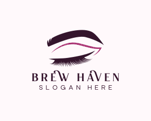 Beauty Lashes Makeup Artist logo design