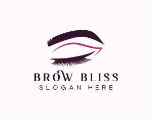 Beauty Lashes Makeup Artist logo design