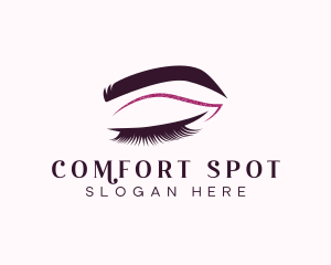 Beauty Lashes Makeup Artist logo design