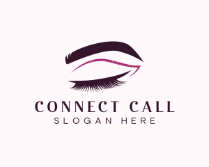 Beauty Lashes Makeup Artist logo design