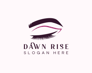 Beauty Lashes Makeup Artist logo design