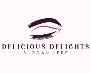 Beauty Lashes Makeup Artist logo design