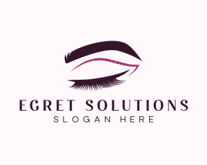 Beauty Lashes Makeup Artist logo design