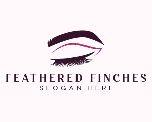 Beauty Lashes Makeup Artist logo design