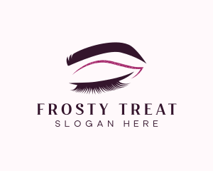 Beauty Lashes Makeup Artist logo design