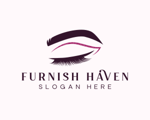 Beauty Lashes Makeup Artist logo design