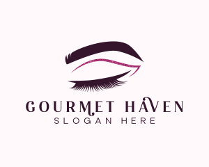 Beauty Lashes Makeup Artist logo design