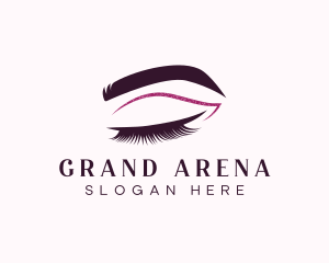 Beauty Lashes Makeup Artist logo design