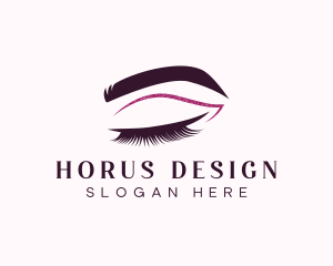 Beauty Lashes Makeup Artist logo design