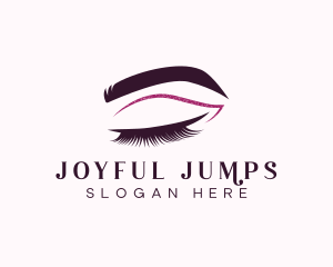 Beauty Lashes Makeup Artist logo design