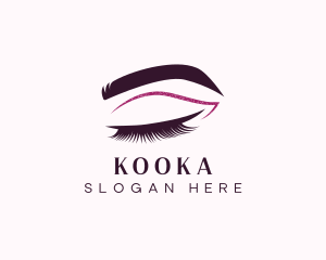 Beauty Lashes Makeup Artist logo design