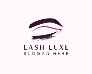 Beauty Lashes Makeup Artist logo design