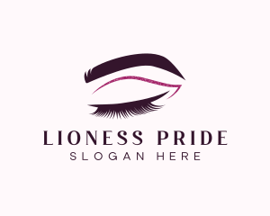 Beauty Lashes Makeup Artist logo design