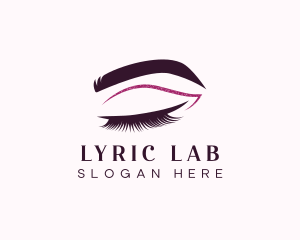 Beauty Lashes Makeup Artist logo design