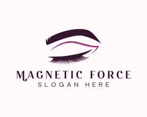 Beauty Lashes Makeup Artist logo design