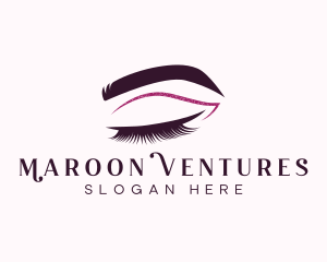 Beauty Lashes Makeup Artist logo design